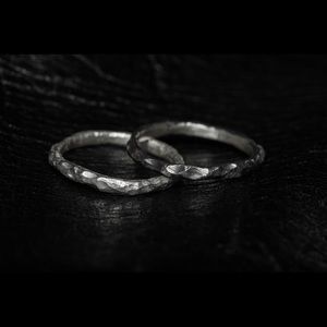 Handmade silver ring avantgarde jewelry